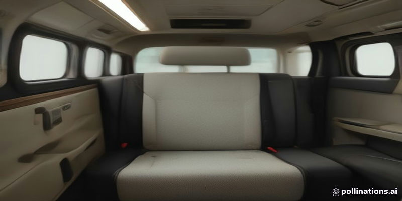 Executive van with captain seats
