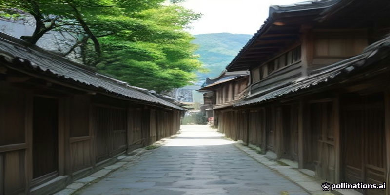 Traditional Korean wooden Hanok architecture with curved tile roofs in Bukchon alley