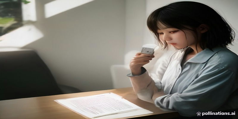 Smartphone showing a translation app conversation